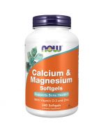 NOW Foods Calcium & Magnesium with Vit D and Zinc Softgels 240