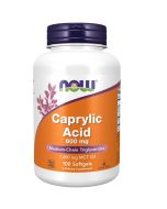 NOW Foods Caprylic Acid 600mg Softgels 100