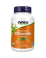 NOW Foods Chlorella 500mg Organic Tablets 200