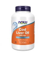 NOW Foods Cod Liver Oil 650mg Softgels 250