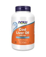 NOW Foods Cod Liver Oil 650mg Softgels 250