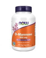 NOW Foods D-Mannose 500mg Capsules 120