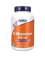 NOW Foods D-Mannose 500mg Capsules 240