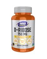 NOW Foods D-Ribose 750mg Capsules 120