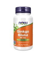 NOW Foods Ginkgo Biloba 60mg Capsules 120