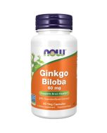 NOW Foods Ginkgo Biloba 60mg Capsules 60