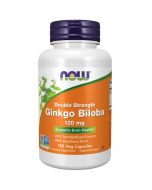 NOW Foods Ginkgo Biloba Double Strength 120mg Capsules 100