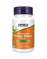 NOW Foods Ginkgo Biloba Double Strength 120mg Capsules 50