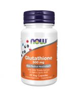 NOW Foods Glutathione with Milk Thistle Extract & Alpha Lipoic Acid 500mg Capsules 30