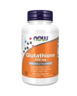 NOW Foods Glutathione with Milk Thistle Extract & Alpha Lipoic Acid 500mg Capsules 60