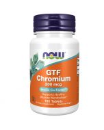 NOW Foods GTF Chromium 200mcg Tablets 100