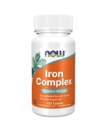 NOW Foods Iron Complex Tablets 100