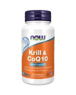 NOW Foods Krill & CoQ10 Softgels 60