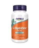 NOW Foods L-OptiZinc 30mg Capsules 100