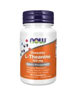 NOW Foods L-Theanine with Inositol and Taurine 100mg Chewables 90