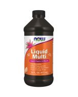 NOW Foods Liquid Multi Tropical Orange (Iron Free) 473ml