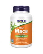 NOW Foods Maca 6:1 Concentrate 750mg RAW Capsules 90