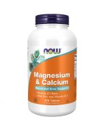 NOW Foods Magnesium & Calcium with Zinc and Vitamin D3 Tablets 250