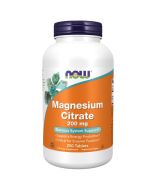 NOW Foods Magnesium Citrate 200mg Tablets 250