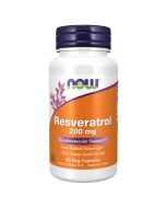 NOW Foods Natural Resveratrol 200mg Capsules 60