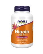 NOW Foods Niacin 500mg Tablets 250
