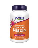 NOW Foods Niacin Flush-Free 500mg (Double Strength) Capsules 90
