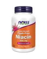 NOW Foods Niacin Flush-Free 500mg (Double Strength) Capsules 90
