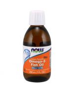 NOW Foods Omega-3 Fish Oil Liquid Lemon 200ml

