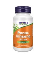 NOW Foods Panax Ginseng 500mg Capsules 100