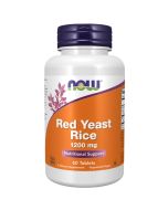 NOW Foods Red Yeast Rice Concentrated 10:1 Extract 1200mg Tablets 60
