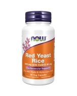 NOW Foods Red Yeast Rice with CoQ10 600mg Capsules 60
