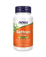 NOW Foods Saffron 50mg Capsules 60 
