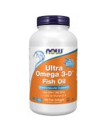 NOW Foods Ultra Omega 3-D with Vitamin D-3 Softgels 180
