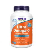 NOW Foods Ultra Omega-3 Fish-Gelatin Softgels 180

