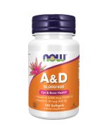 NOW Foods Vitamin A & D 10000/400iu Softgels 100
