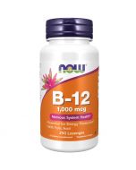 NOW Foods Vitamin B-12 with Folic Acid 1000mcg Lozenges 250
