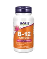 NOW Foods Vitamin B-12 with Folic Acid 1000mcg Lozenges 250
