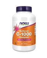 NOW Foods Vitamin C-1000 Complex Buffered with 250mg Bioflavonoids Tablets 180
