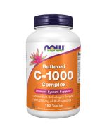 NOW Foods Vitamin C-1000 Complex Buffered with 250mg Bioflavonoids Tablets 180
