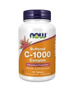 NOW Foods Vitamin C-1000 Complex Buffered with 250mg Bioflavonoids Tablets 90
