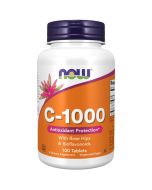 NOW Foods Vitamin C-1000 with Rose Hips & Bioflavonoids Tablets 100
