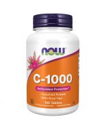 NOW Foods Vitamin C-1000 with Rose Hips Sustained Release Tablets 100
