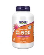 NOW Foods Vitamin C-500 Chewable Orange Tablets 100
