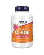 NOW Foods Vitamin C-500 Chewable Orange Tablets 100
