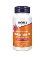 NOW Foods Vitamin D 1000iu Vegetarian - Dry Capsules 120
