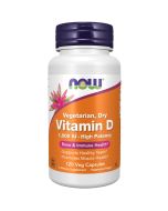 NOW Foods Vitamin D 1000iu Vegetarian - Dry Capsules 120
