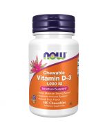 NOW Foods Vitamin D-3 1000iu Chewables 180
