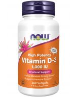 NOW Foods Vitamin D-3 1000iu Softgels 360
