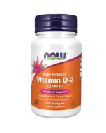 NOW Foods Vitamin D-3 2000iu Softgels 120
