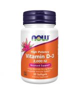 NOW Foods Vitamin D-3 2000iu Softgels 30
